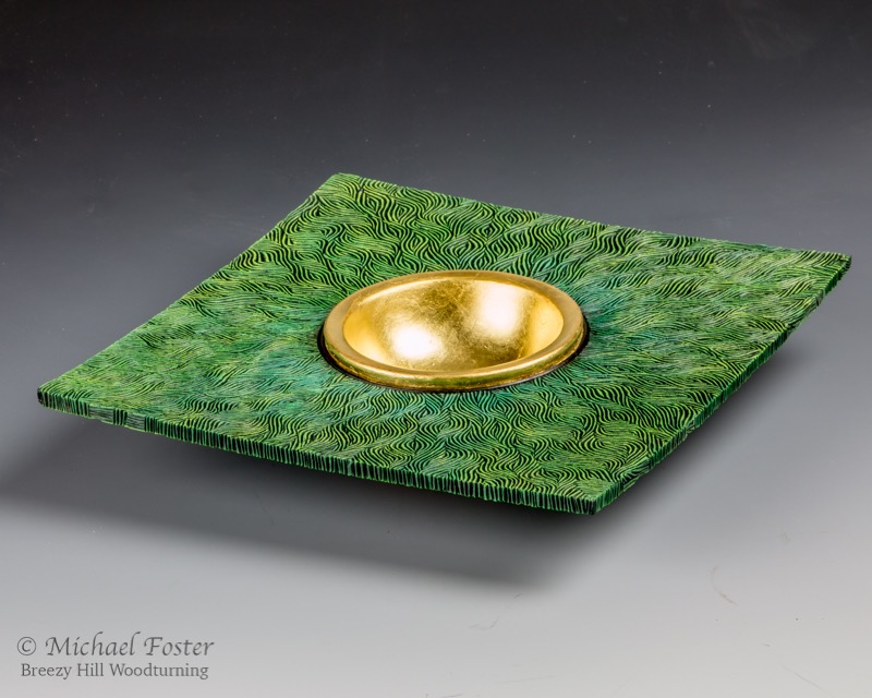 Verdure-   My first try at the art of gilding.----AVAILABLE