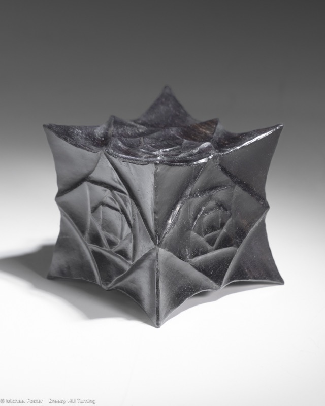 Balanced Geometry- A semi-fractal cube turned on 6 axes---Available