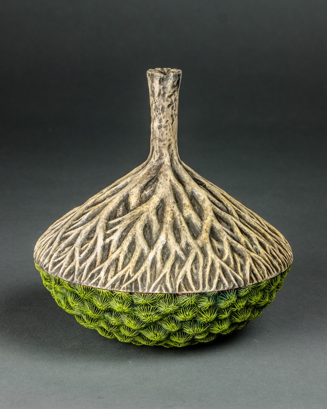 Inverted Dragons Blood-   A piece inspired by the Dragons Blood Tree and the fractal pattern of its limbs----AVAILABLE